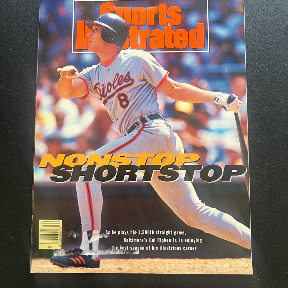 Sports Illustrated Magazine with Baseball Player Cover